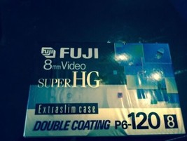 Sealed 8 Mm Super Hg Fuji Video Cassette Tape Film P6-120 8mm 120 - £7.75 GBP