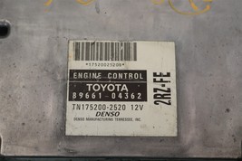 Toyota Tacoma 2RZ-FE 4x2 ECM ECU BCM Computer Brain 89661-04362 TN175000-2520 image 2