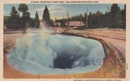 Morning Glory Pool Yellowstone National Park Wyoming WY Postcard B35 - £2.35 GBP