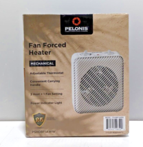 Pelonis Fan Forced Space Heater Mechanical Adjustable 3 Heat 1 Fan Thermostat - $24.74