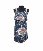 Cato Girls Multi Colored Floral Stretch Summer Dress Large 14/16 - £9.54 GBP