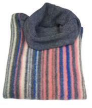 Sweater Woman Vintage Turtleneck Striped Colours Size 2 Ages 70 New Original - £41.49 GBP