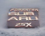 03-05 Subaru Forester 2.5x Rear  Emblem Badge Set Letters Set  2003-2005... - $31.46