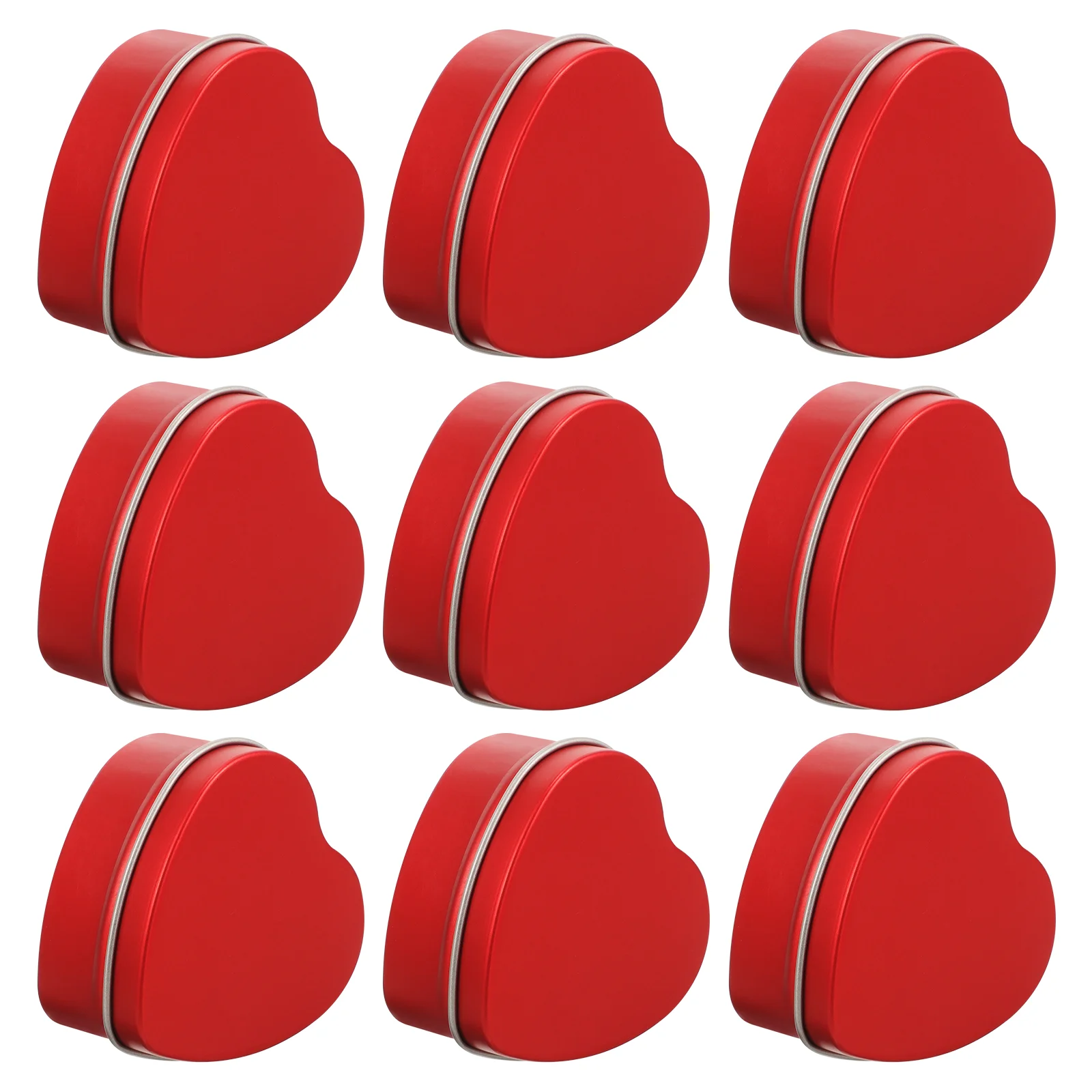 Heart Shaped Candy Boxes Wedding Present Case Tinplate Jars for Packing ... - $14.42