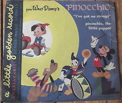 I&#39;ve Got No Strings / Pinocchio The Little Puppet [Vinyl] Walt Disney&#39;s Pinocchi - £31.97 GBP