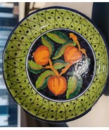 Beautiful Mexico Large 11½&quot; Fruit Bowl Talavera Oranges   Signed Pottery - $594.66 MXN