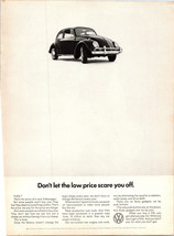 Vintage 1966 VW Volkswagen Beetle Bug  Advertising Ad Advertisement - $5.99