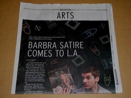 Barbra Streisand Arts Newspaper Supplement Vintage 2014 Buyer And Cellar  - £15.71 GBP