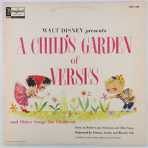 Walt Disney - A Child&#39;s Garden Of Verses -1963 Mono 12&quot; LP Vinyl Record WDL-1008 - £28.52 GBP