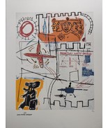 Jean-Michel Basquiat Signed Lithograph  Alpha Particles  Certificate  - £54.25 GBP