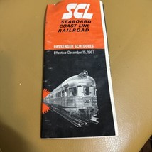 Seaboard Coast Line SCL Railroad Time Table December 15, 1967 - £6.85 GBP