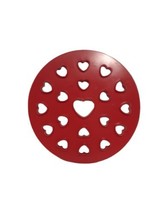 Vtg Rowoco Heart Pie Top Cutter, 10 Inches - Red, Can Be used for Fondan... - £5.50 GBP