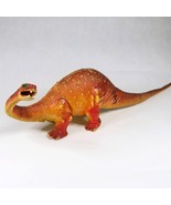 Brontosaurus Dinosaur Figure Vintage Hong Kong Vinyl Prehistoric Animal Toy - £19.35 GBP