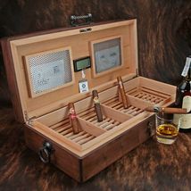 Brizard and Co Humidor " Hacienda 26 " Long  NIB Made in USA image 2