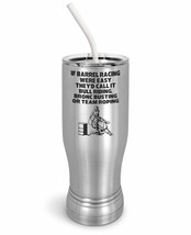 PixiDoodle Barrel Racing is Best Horse Lovers Insulated Coffee Mug Tumbler with  - £27.58 GBP+