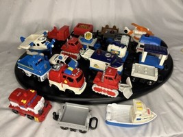 Fisher Price Geo Trax Push Engine Cars Trains  Lot of 20 Pieces 2003 2004 - £19.46 GBP