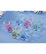 Pacifier Beads - Plastic - Assorted Colors - £17.71 GBP