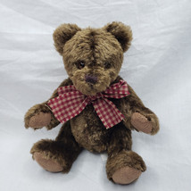 Boyd’s Heartfilled Hugs Mini Teddy Bear Plush 6 Inches Articulated Plaid Bow  - £7.85 GBP