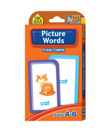 Flash Cards Picture Words 53/Pkg - £6.94 GBP