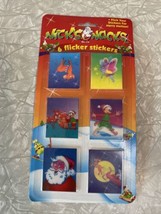 Vtg 1980’s Flicker Stickers Lenticular Christmas Stickers. New. Nicks Na... - £11.41 GBP