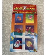 Vtg 1980’s Flicker Stickers Lenticular Christmas Stickers. New. Nicks Na... - £11.33 GBP