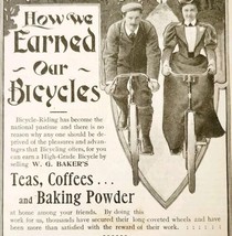 Baker Teas Spices Bicycles 1897 Advertisement Victorian Bikes Baking ADBN1A6 - $10.99