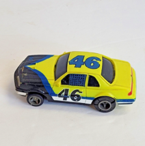Life Like HO Slot Car #46 Ford Thunderbird NASCAR Yellow/Black M Chassis T-Bird - £15.49 GBP