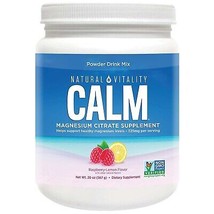 Natural Vitality Calm Magnesium Citrate Powder Supplements Drink Mix Powder 20oz - £34.32 GBP