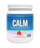 NATURAL VITALITY CALM MAGNESIUM CITRATE POWDER SUPPLEMENTS DRINK MIX POW... - £33.81 GBP