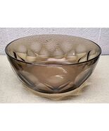 VINTAGE PYREX OVENWARE 3 QT thumbprint serving MIXING BOWL TEARDROP SMOK... - $39.89