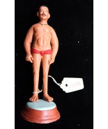 Vtg Hand Painted Indian Clay Krishnanagar Look Unsigned Wrestler Figure - $274.89 MXN