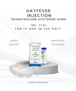 Hayfever Inj Triamcinolone Acetonide 40mg  IM use - $21.92 CAD