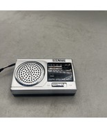 AM/FM Ultra Slim Radio U S News And World Reports Pocket Radio..SEE VIDEO.. - $13.85
