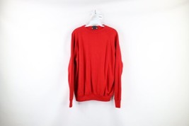 Vintage 80s Streetwear Mens Size XL Faded Blank Crewneck Sweatshirt Red USA - £35.08 GBP