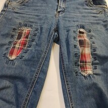 Watch LA LP8408 Women’s Blue Cotton Blend Button Fly Jeans Size 9  image 8