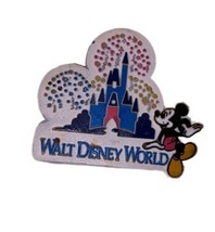 Vtg Walt Disney World Magic Kingdom Mickey Fridge Magnet - £7.13 GBP