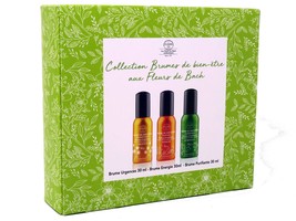 Wellness Mist/Spray Gift Set - Les Fleurs de Bach Imported French Natural Plant- - £50.76 GBP