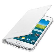 Samsung Flip Premium Case Cover for Samsung Galaxy S5 Mini - White  - $38.00