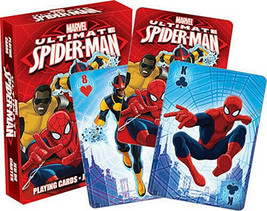 Marvel Comics Ultimate Spider-Man Comic Art Poker Playing Cards Deck, NEW SEALED - £4.87 GBP