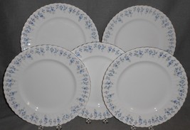 Set (5) Royal Albert Memory Lane Pattern Bone China Dinner Plates England - £131.44 GBP
