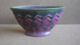 ANTIQUE FULPER ART POTTERY ZIG ZAG VASE 1920s - £59.73 GBP