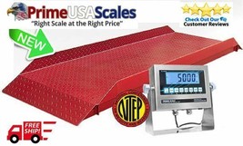 4,000 LB x 1 LB Optima OP-929 Cattle Livestock Alleyway Scale 30&quot;W x 7 ft L - £1,194.81 GBP