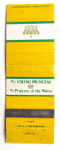 M/V Viking Princess, H/V Princess of the Waves Crown Cruise Line Matchbook Cover - £1.17 GBP