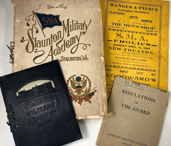 Staunton Military Academy Commencement Book Theatre Guard Catalog Booklet 1926 - £98.68 GBP