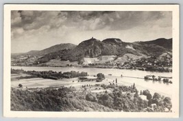 Germany The Rhine with DrachenFels And Small Town Godesberg Postcard A26 - $14.95