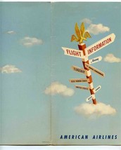 American Airlines Flagship Information Folder and Customer Service Brochure 1950 - £17.46 GBP