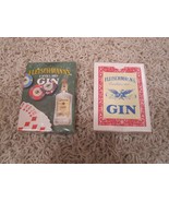 2 PACKS OF VINTAGE FLEISCHMANN&#39;S GIN PLAYING CARDS - $8.90