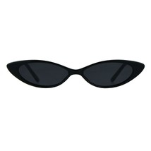 Girl&#39;s Fashion Sunglasses Super Trendy Skinny Oval Cat Eye Frame UV400 - £9.59 GBP