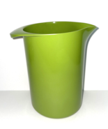 Vintage Rosti Melamine Pitcher Utensil MCM Holder 6.5&quot; Denmark Green Avo... - €20,57 EUR