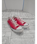 Converse Red Low Chuck Taylor Men SIze 10, Women SIze 12 Clean - $818.50 MXN